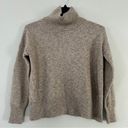 Loft  Turtleneck Cream Sweater Neutral Casual Comfy Spring Medium Wool Photo 0