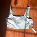 Madewell NWT  MwL Flex Square-neck Sports Bra In Frosted Sage Photo 1