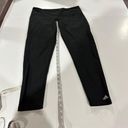 Adidas  Climalite Black Mid Rise Cropped Leggings Size L Photo 10