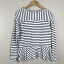 Free People We the Free Striped Peplum Knit Top Photo 3