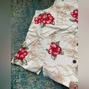 Caribbean Joe Vintage 90s  sleeveless Hawaiian floral button down blouse, size XL Photo 1