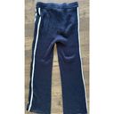 Faherty  Game Set Sweater Pants in Team Navy Blue Ribbed Cashmere Blend Women's M Photo 3