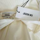 Jason Wu  maxi dress ivory White Babydoll Tiered lacy hem Tie Shoulders sundress Photo 7