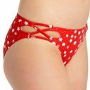 California Waves  red strappy bikini swim bottom Photo 1