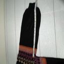 Band of Gypsies  Black Purple Fair Isle Pattern Knit Melaina Sweater Size Small Photo 3