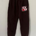 Madhappy NEW  NEW YORK EXCLUSIVE BROWN SWEATPANTS SZ MEDIUM Photo 1