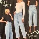 Simple Society NWT  roll cuff balloon jeans 13/31 Photo 1