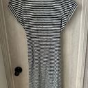 J.Crew  Striped Black and White 100% Cotton Dress Photo 6