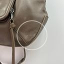 Kooba  Leather Crossbody Medium Satchel Chic Modernist Purse Handbag Gray Photo 4