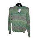 Abound  green ombre heathered crew neck sweater size large NEW Photo 1