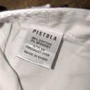 Pistola  size 27 white wide leg cotton crop pants Photo 6