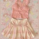 The Outfit sweet baby pink summer (Lace cropped top & pleated skirt) NEW Photo 0