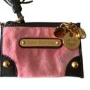 Juicy Couture Vintage  velour pink candy nardels crown coin purse with key ring Photo 0