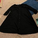 DKNY  black medium button down tunic dress Photo 1