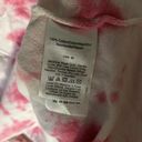 DKNY Jeans Pink and White Water Color Acid Wash 100% Cotton Sweater Photo 3