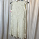 Lucy Paris  Dress White Ruffles White Mini Lace Size M Photo 4