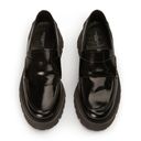 Tony Bianco NWT  Brooklyn Hi Shine Leather Loafer Shoes Black Women's Size 7.5 Photo 1