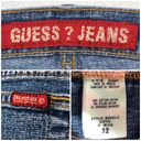 Guess  (32) Women's Y2K Blue Medium Wash Cut Off Bermuda Jean Shorts Denim Photo 98