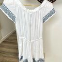 l*space L*  Spring Fling white short sleeved romper with embroidery Photo 3