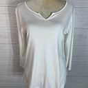 J.Jill  3/4 sleeve shirt tail tee pima cotton size Small Photo 0