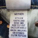 NWT Mother Mid Rise Fly Cut Dazzler Ankle in Walking On Stones Ankle Jeans 28 Photo 6