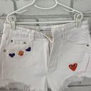 ZARA White Denim Shorts Photo 0