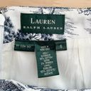 Ralph Lauren Lauren  Vintage French Toile Chinoiserie Print Cotton Pencil Skirt 6 Photo 1