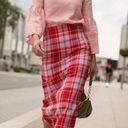 ZARA PLAID MIDI SKIRT Photo 3