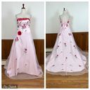 None Pretty Custom Pink Embroidered Rose Wedding Gown! Photo 1