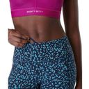 Sweaty Betty NWOT  Power Workout 7/8 Leggings Blue Abstract Light & Navy Blue Photo 2