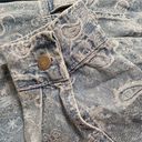 Le lis NWT Les Lis Collection Embossed Paisley Denim Trucker Jacket | Blue | Large Photo 4
