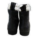 Jbu  Women’s Eagle Boots Water Resistant Faux Fur Boot Black Size 8.5 Photo 4