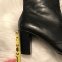 Roma Bass  leather heeled boots black 7M Photo 7