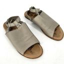 Sorel  Ella Mule Ankle Strappy Roman Sandal Grey Beige Leather Women’s Size 7.5 Photo 1