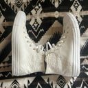 Converse White Hightop Sneakers Photo 3