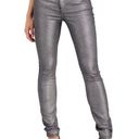 INC  Metallic Coated Skinny Jeans Photo 0