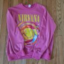 Nirvana sweatshirt, hot pink size S Photo 0