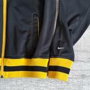 Nike University of Iowa Hawkeyes Track Jacket Womens M Black Full Zip NCAA Photo 1