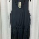 Sweaty Betty  Black Gary Sleeveless Racerback Romper Sz.XXL NWT Photo 4