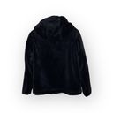 SoulCycle new  ☻ Faux Shearling Reversible Mesh Skull Pullover Hoodie ☻︎ Black S Photo 7