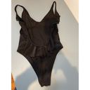 Aerie  womens one piece swimesuit black size S Photo 2