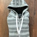 O'Neill O’NEILL grey striped zipper hooded jacket, fleece lined, size M Photo 4