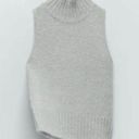 ZARA Alpaca Blend Sleeveless Turtleneck Sweater Photo 0