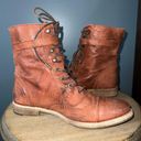 All Saints Leather Combat Boots Photo 3