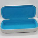 Warby Parker  White Glasses Case with Blue Lining Photo 1