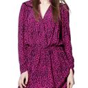 Zadig & Voltaire  Reveal Leopard Print Dress Hot Pink Black MSRP $398 Large NWT Photo 11