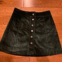 Madewell Velvet Button-Down Skirt Photo 2