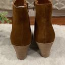 Kensie  Lyden Brown Cognac Suede Pointy Toe Ankle Bootie Heels NEW Photo 10