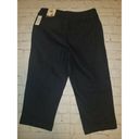 st. john's bay NWT  Women's Size 4 Dark Rinse Secretly Slender Denim Capri Pants Photo 2