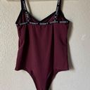 Guess Burgundy Tank Bodysuit Photo 1